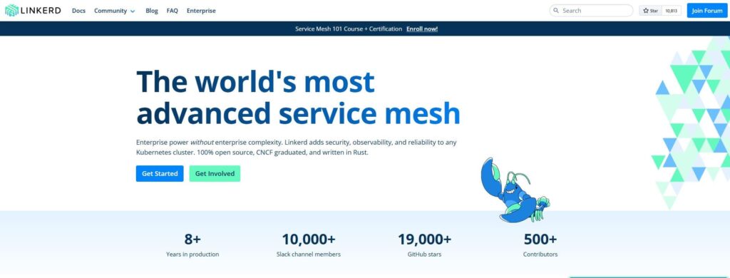 Linkerd es una herramienta de malla de servicios o service mesh.